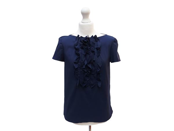 Prada - Blue cotton shirt