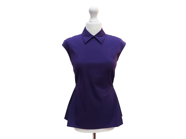 Prada - Purple cotton blouse