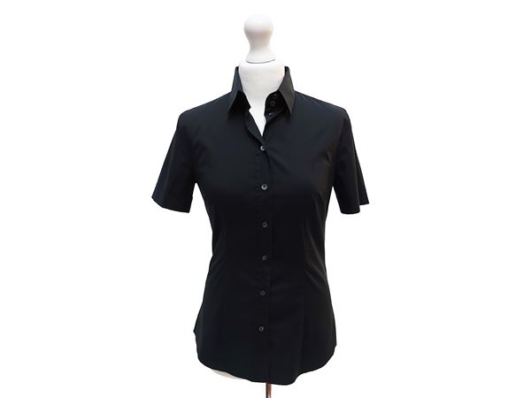D&G - Lead gray cotton shirt