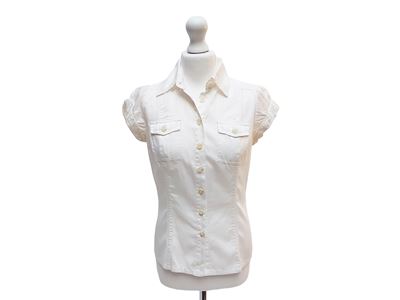 Diane von Fürstenberg, Camicia in cotone bianca