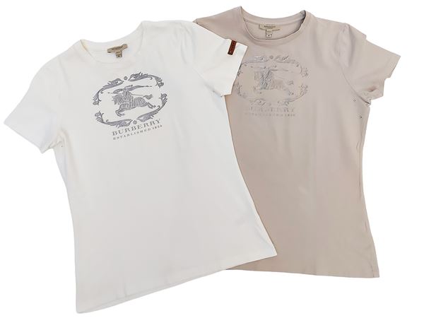 Burberry - Two cotton t-shirts