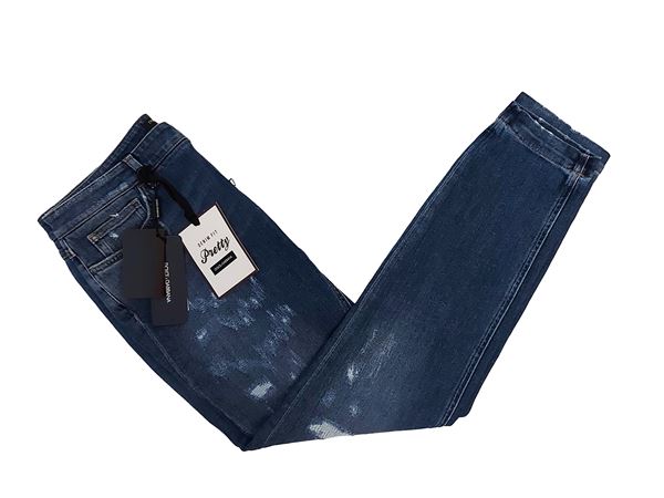 D&G - Jeans in denin strappati