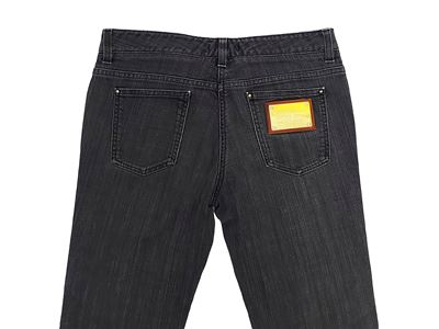 D&G, Jeans slim in denim nero (tg 44)