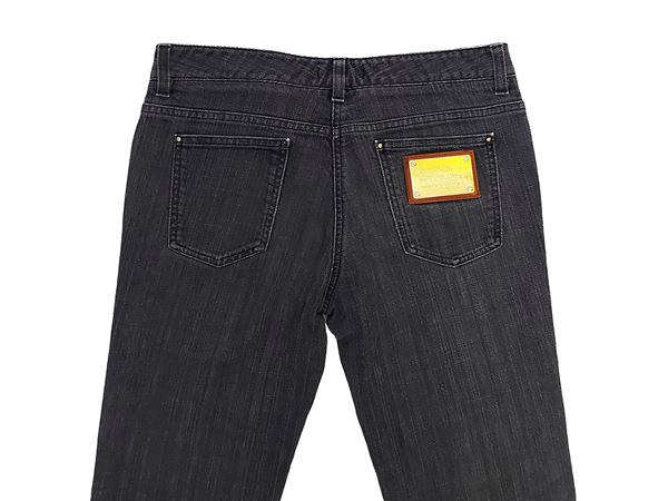 D&G - Jeans slim in denim nero