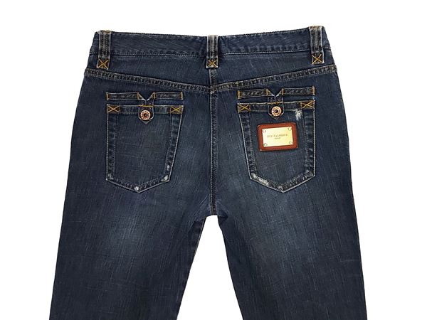 D&G - Jeans in denim blu