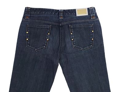 D&G, Jeans in denim blu, modello diritto