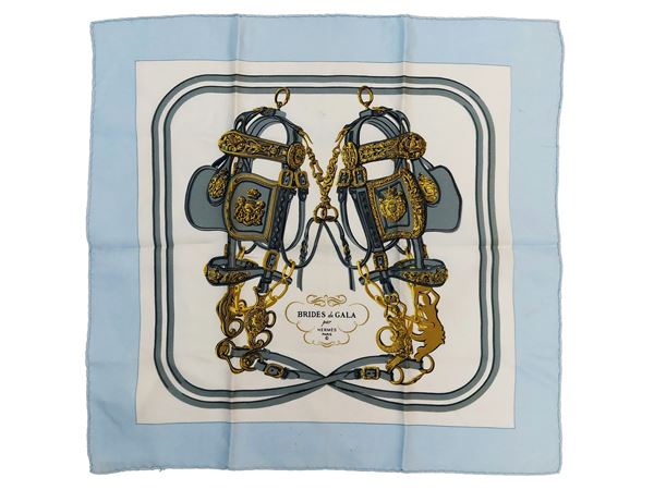 Hermès - "Brides de Gala" silk twill carré