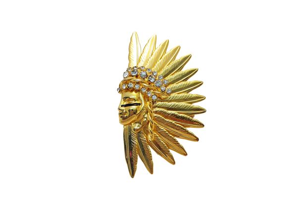 Gianni Versace - Grande anello ferma foulard