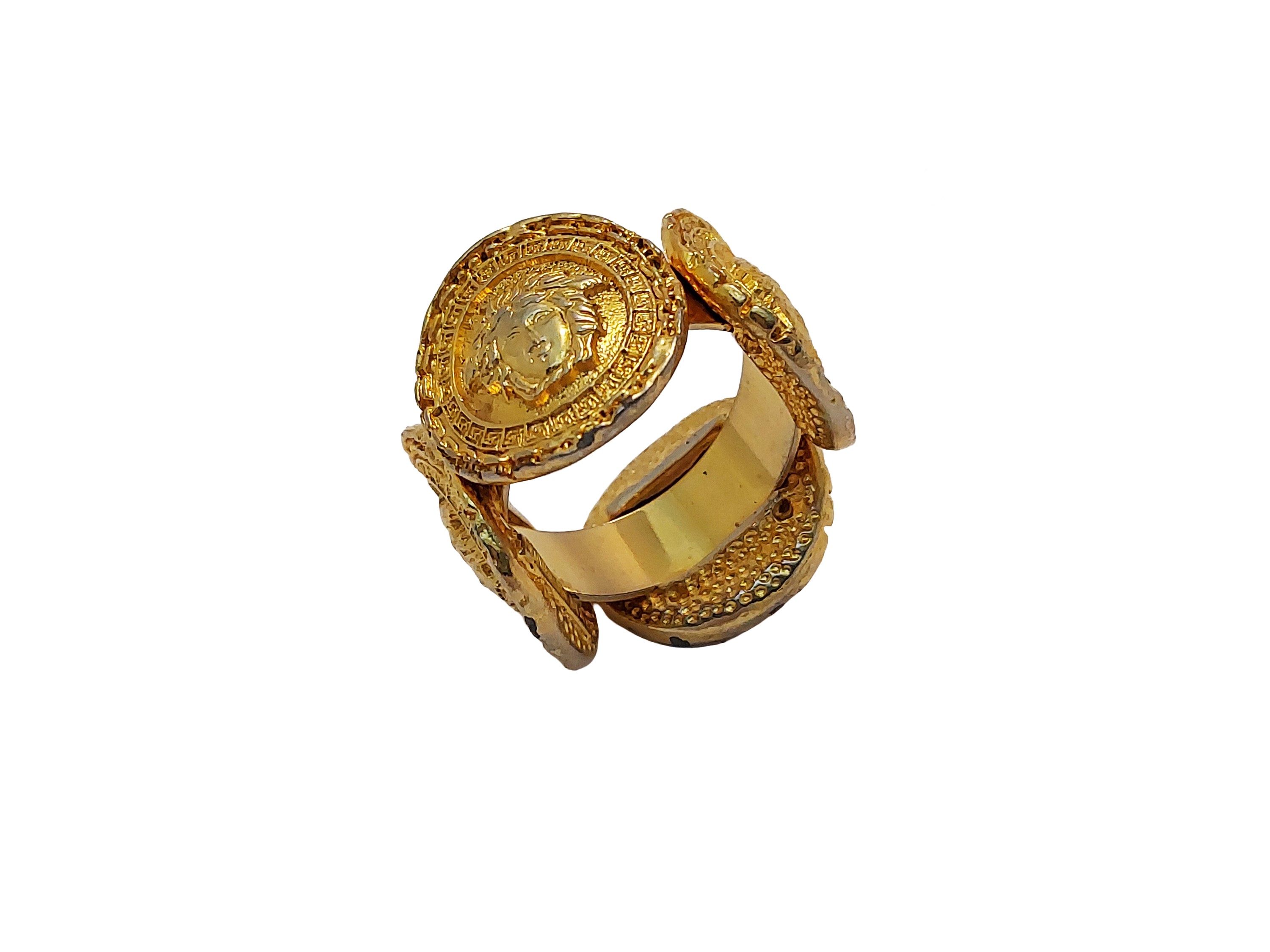 Versace, Anello a fascia con meduse