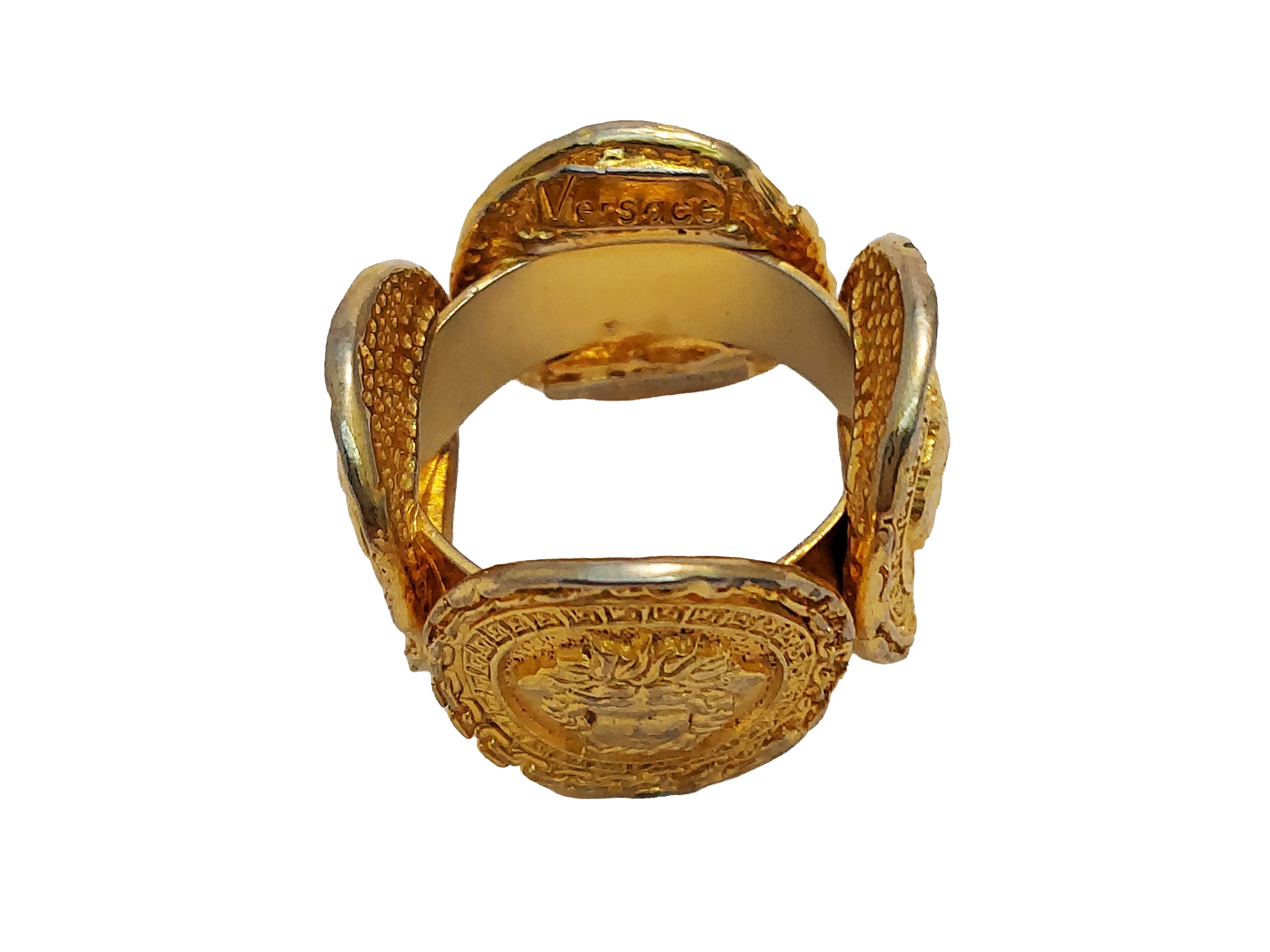 Versace, Anello a fascia con meduse