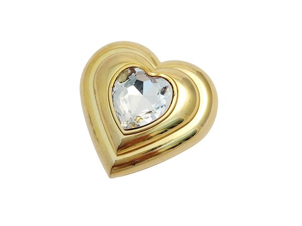 YSL - Portacipria gioiello a forma di cuore