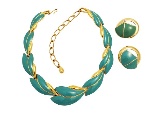 Trifari - Demi parure Collana e orecchini