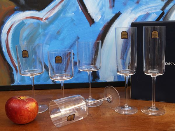 Crystal glass set