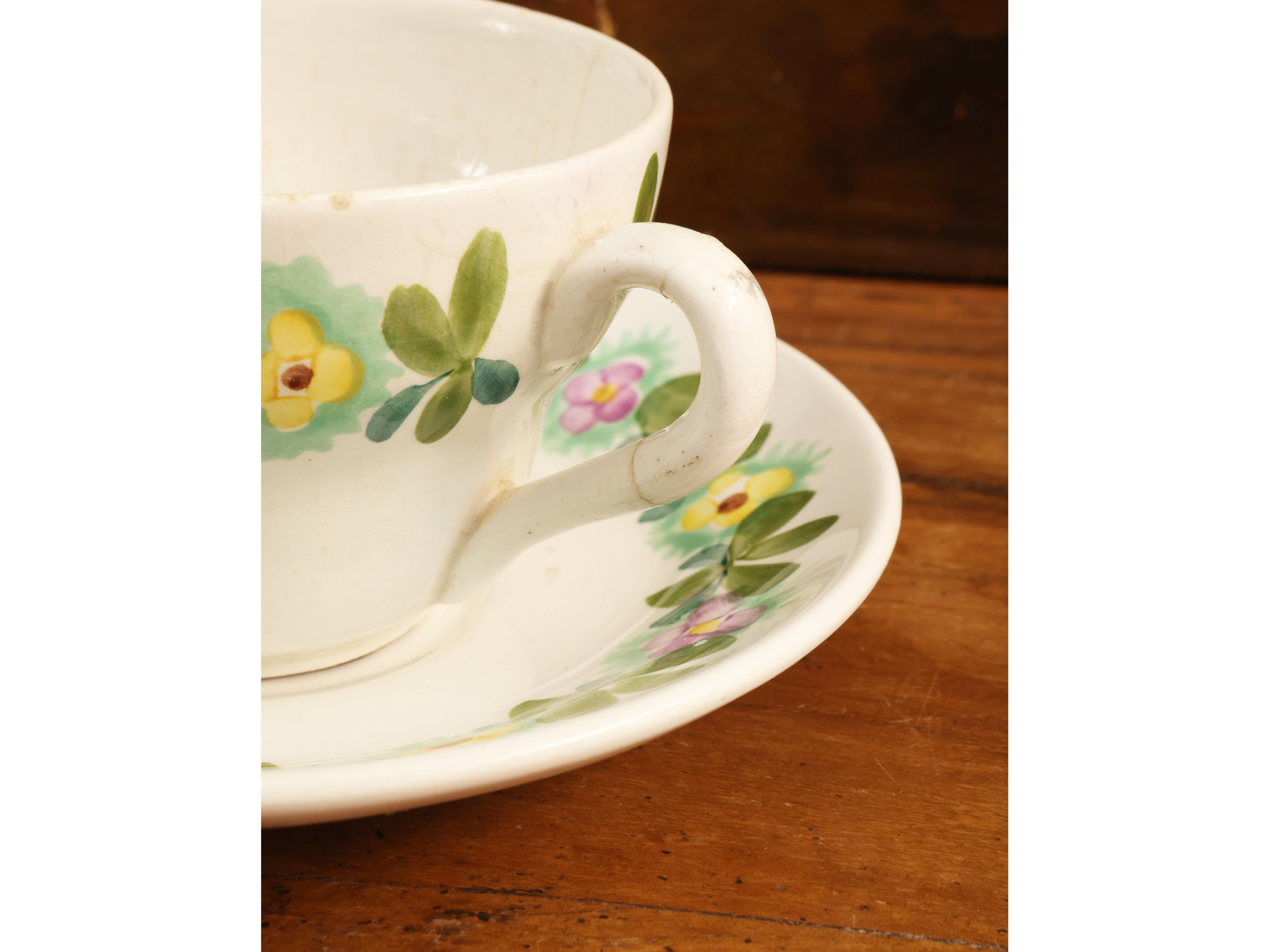 Richard Ginori, Servizio da caffelatte in ceramica (caffettiera, bricco, lattiera, zuccheriera e ...