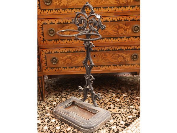 Cast iron stick holder