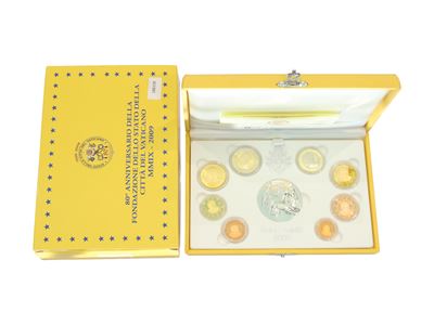 Papa Benedetto XVI, Serie divisionale annuale ufficiale delle monete Euro proof (Vaticano 2009)