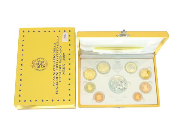 Vaticano 2009, Serie divisionale annuale ufficiale monete Euro proof
