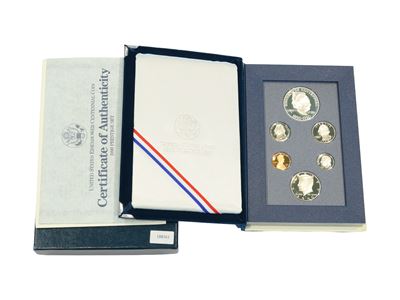 Usa, Divisionale ufficiale «Prestige» (proof) — Fondo specchio in argento 900/1000