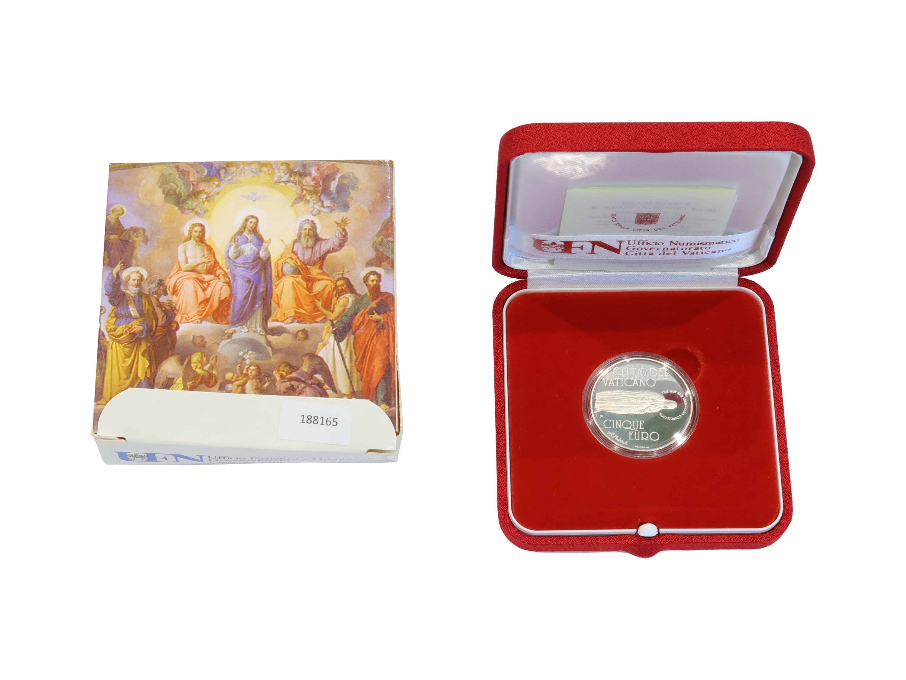 Vaticano 2004, Moneta Celebrativa in Argento Fondo Specchio Proof