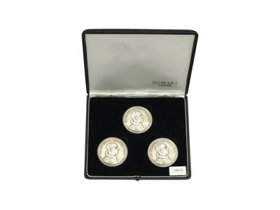 Papa Pio XII, Anno Jubilaei MCML – Vaticano 1950, tre medaglie in argento 800/1000