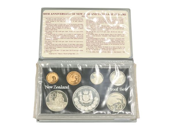 New Zeland 1983, 50th Anniversary of NZ's Coniage 1933-1983