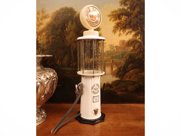 Miniature vintage petrol pump