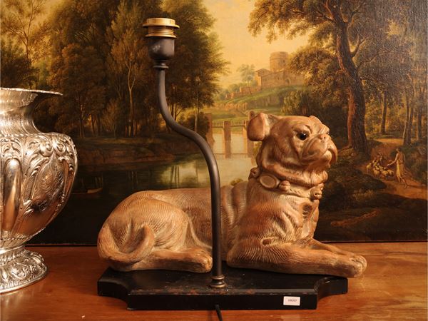 Animal print table lamp