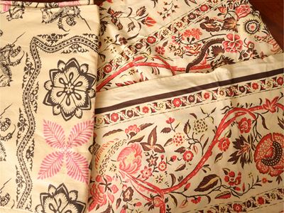 Mezzeri indiani in cotone, tre pezzi