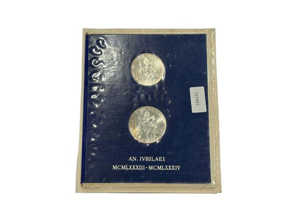 Vatican 1983/84, Official annual complete series  (Pope John Paul II, Year V)  - Auction Collectible Coins - Maison Bibelot - Casa d'Aste Firenze - Milano