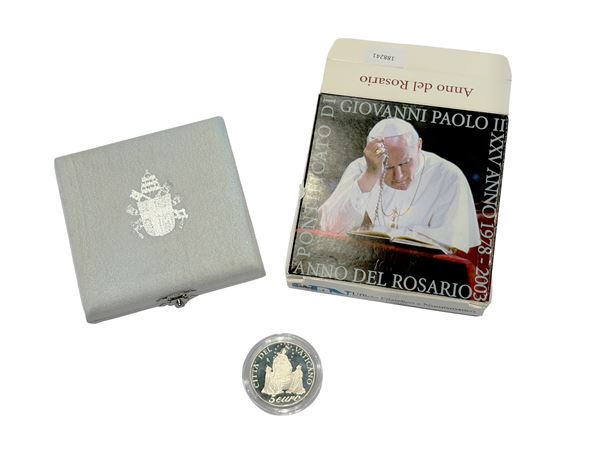 Vaticano 2003, Moneta celebrativa XXV Anno Pontificato