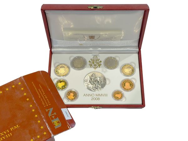 Vaticano 2008, Serie monete Euro divisionale ufficiale annuale