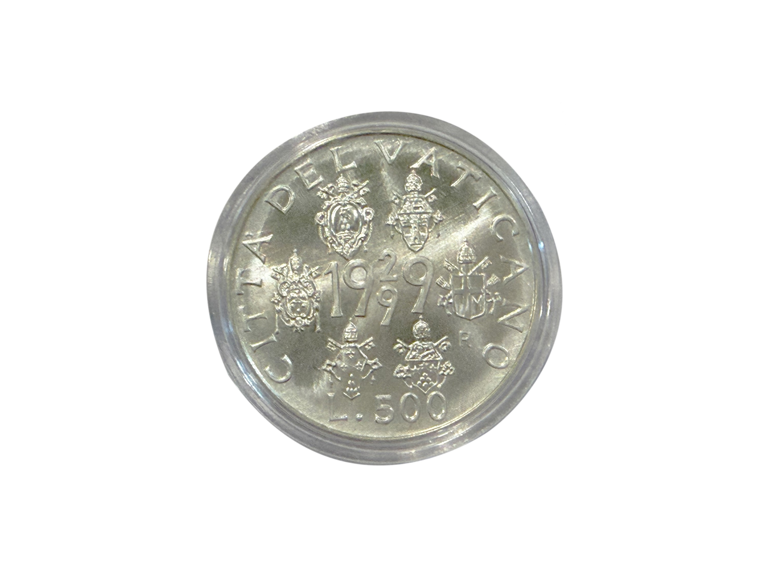 Papa Giovanni Paolo II, Vaticano 1999 — Moneta commemorativa 70° Anniversario dell’Istituzione de...