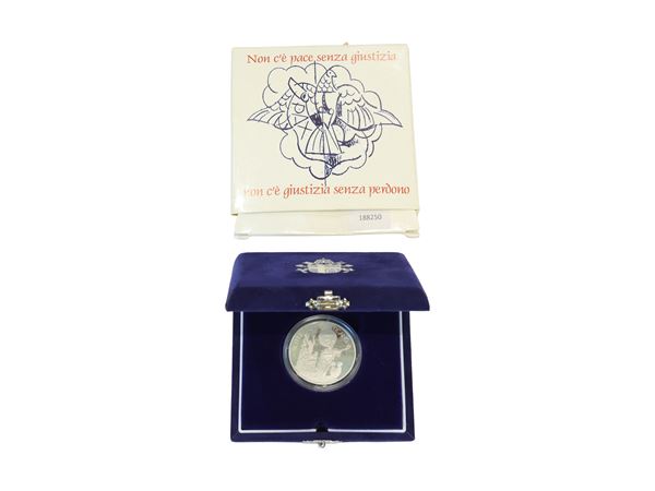 Vaticano 2002, Moneta commemorativa Non c'è Pace senza Giustizia [...]