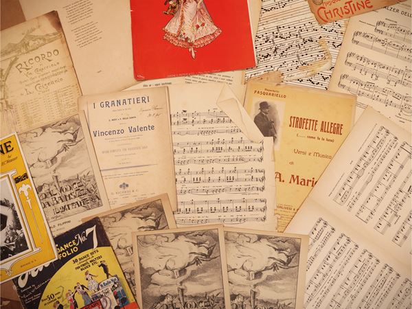 Grande miscellanea di spartiti musicali