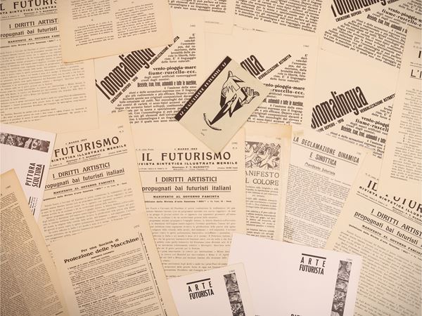 Miscellanea di ristampe anastatiche di manifesti futuristi
