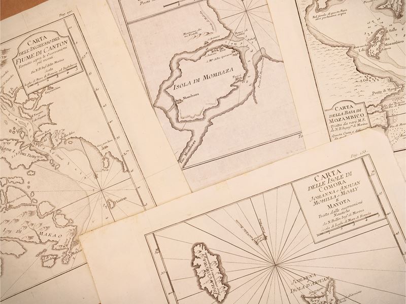 Jacques-nicolas Bellin - Quattro mappe settecentesche (incisioni su rame)