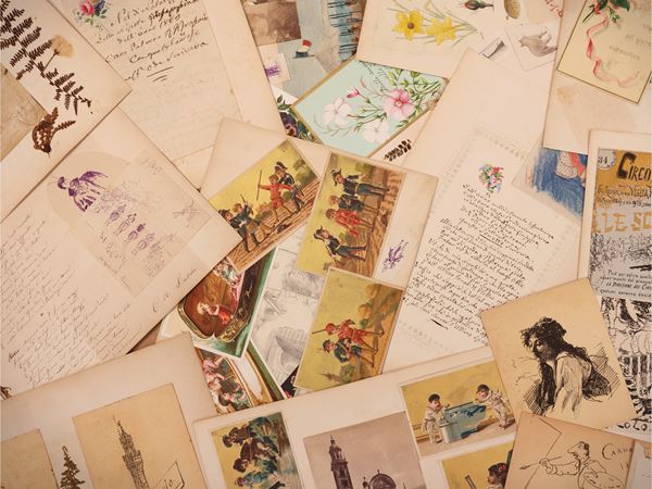 Raccolta di collage  (XX secolo)  - Asta Libri antichi e stampe - Maison Bibelot - Casa d'Aste Firenze - Milano