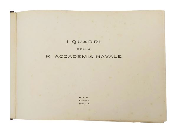I quadri della R. Accademia navale
