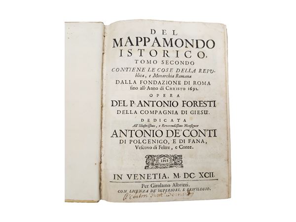 Del mappamondo istorico