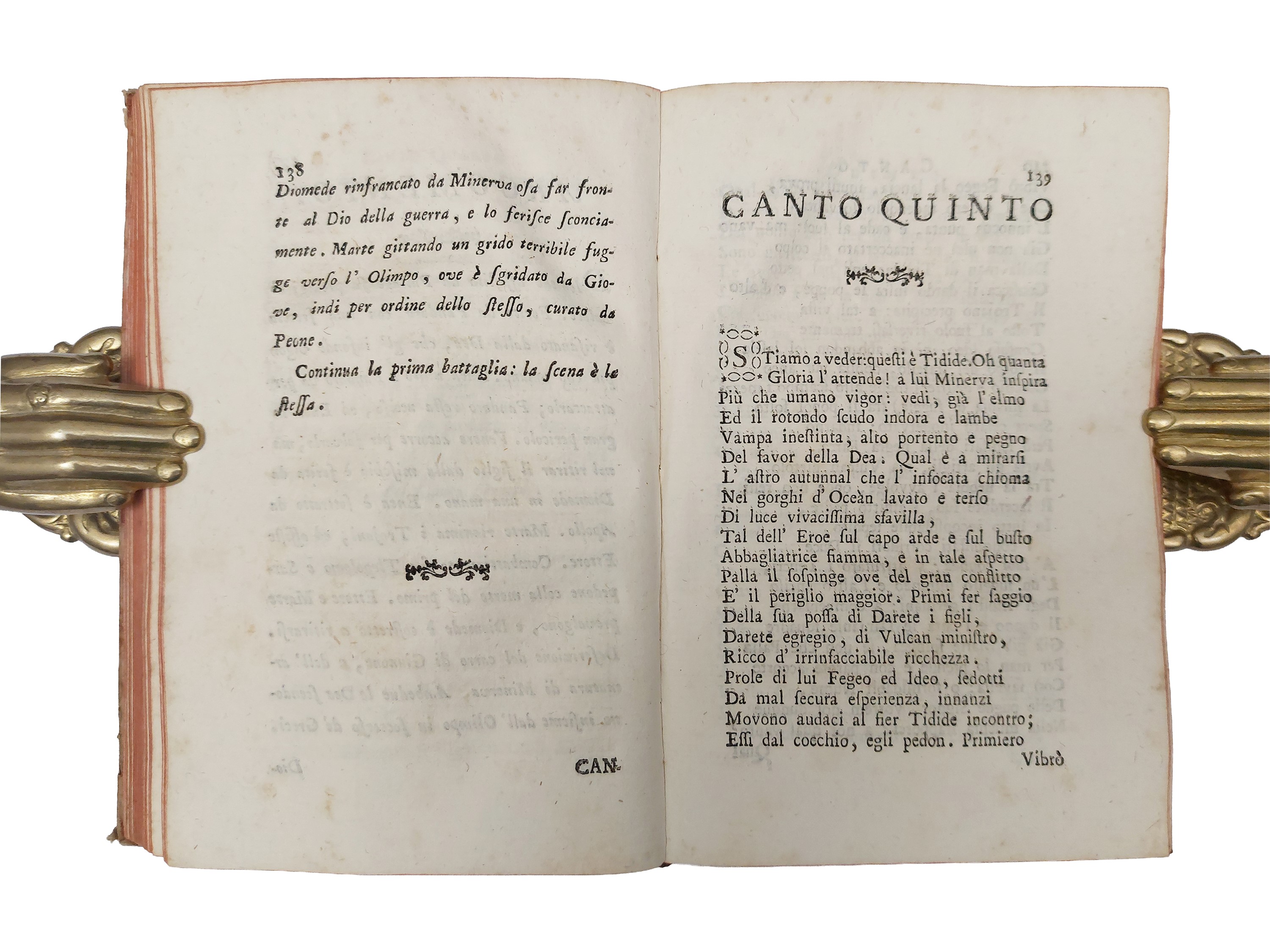 Homerus (attr.) - La Iliade recata poeticamente in verso sciolto da Melchior Cesarotti