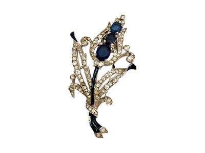 Trifari - Fur Clip Floreale