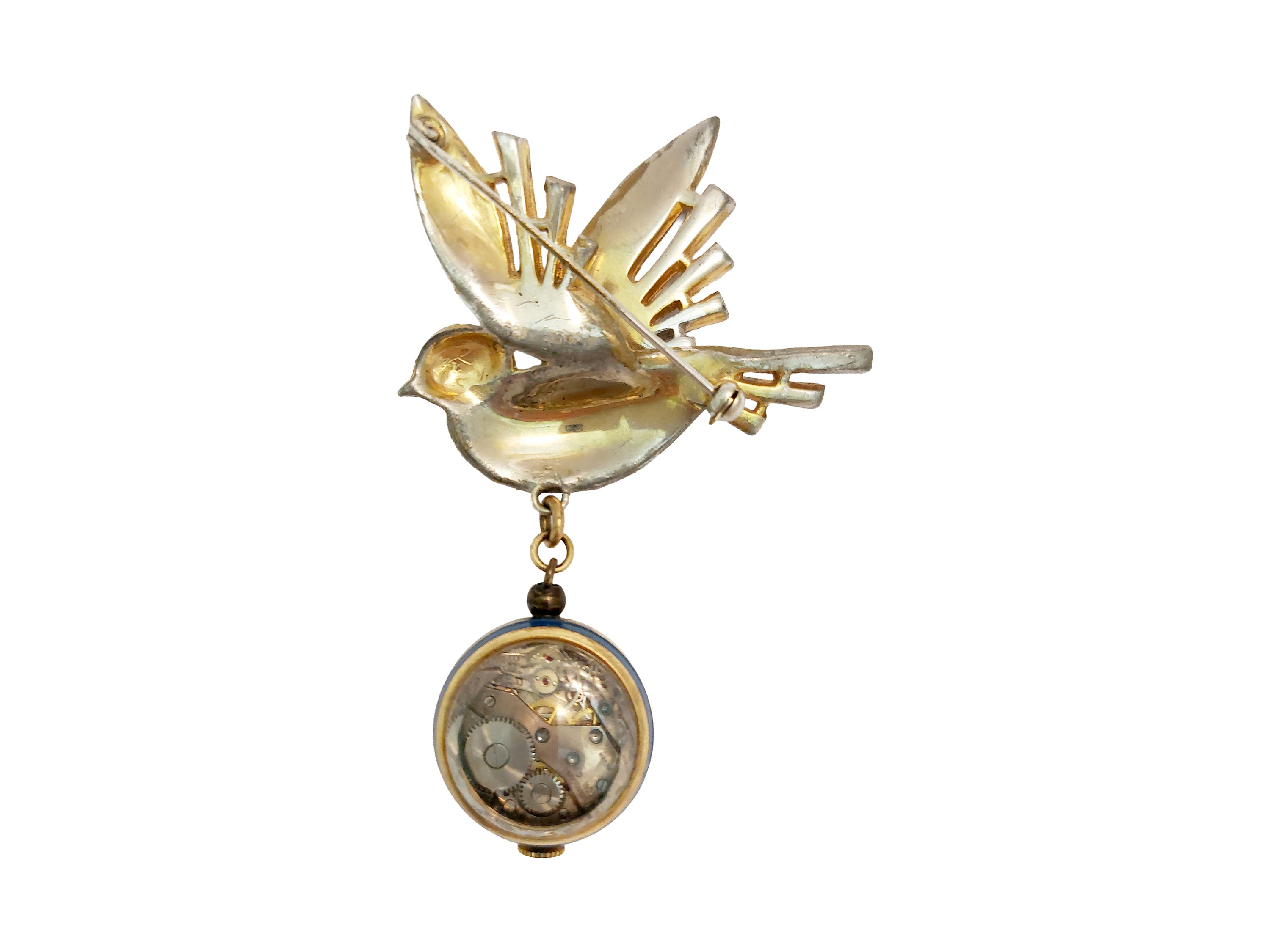 Spilla Orologio Animalier