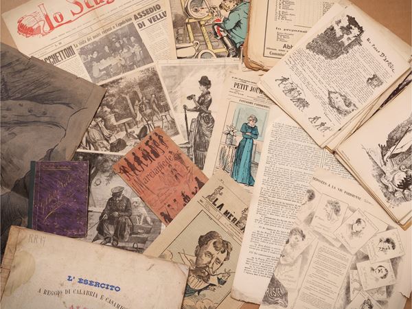 Miscellany of clippings and magazines of various topics