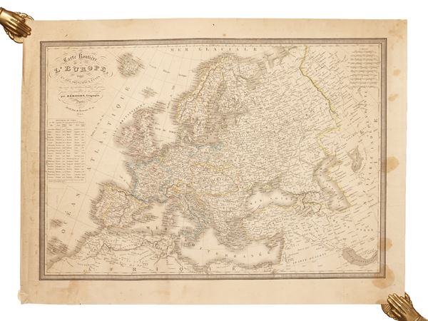 Carte Routière L'Europe