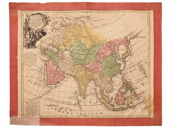 Asia Concinnata Secundum Obervationes Academiae Regalis Scientiarum