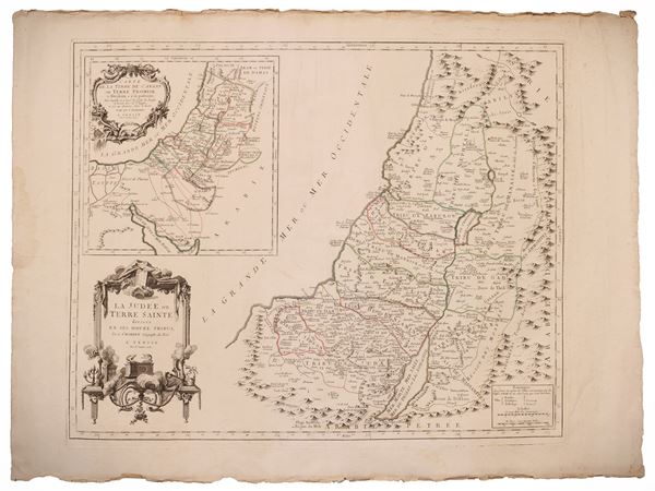 The Judée ou Terre Sainte divided into six two tribes