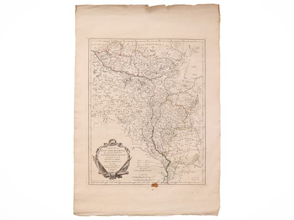 Carte de la Lithuanie Russienne