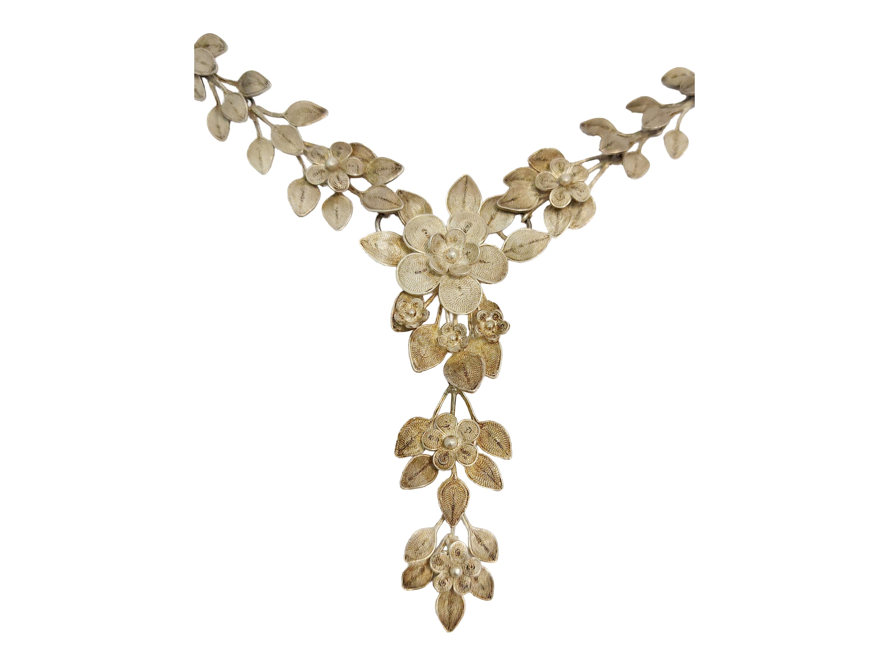 Collana in Filigrana D'argento 800