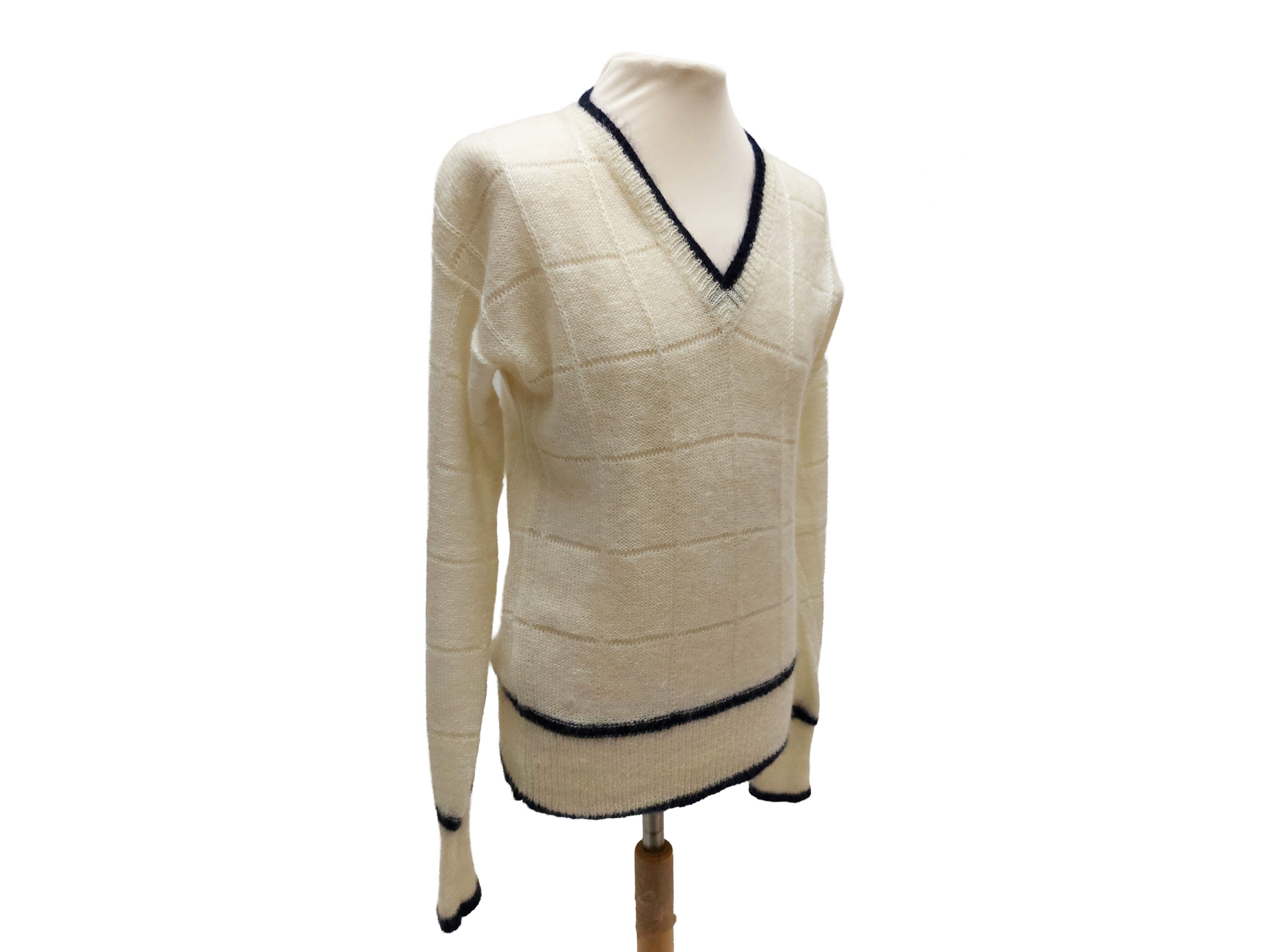 Maglione da Tennis in Mohair Panna, L'uomo di Milena Moselli