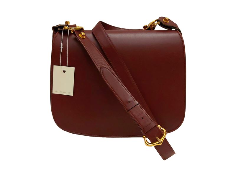 Must De Cartier - Borsa a Tracolla in Pelle Bordeaux
